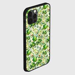 Чехол для iPhone 12 Pro Авокадо и брокколи, цвет: 3D-черный — фото 2