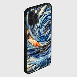 Чехол для iPhone 12 Pro Джинсовая воронка - модный тренд, цвет: 3D-черный — фото 2