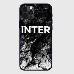 Чехол для iPhone 12 Pro Inter black graphite, цвет: 3D-черный