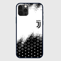 Чехол для iPhone 12 Pro Juventus sport steel, цвет: 3D-черный