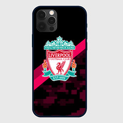 Чехол для iPhone 12 Pro Liverpool sport fc club, цвет: 3D-черный