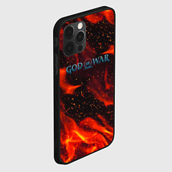 Чехол для iPhone 12 Pro God of war fire steel, цвет: 3D-черный — фото 2