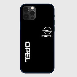 Чехол iPhone 12 Pro Opel white logo