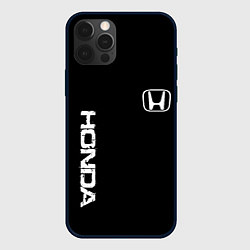 Чехол для iPhone 12 Pro Honda white logo auto, цвет: 3D-черный