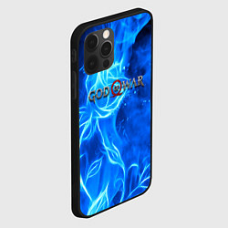 Чехол для iPhone 12 Pro God of war neon flower, цвет: 3D-черный — фото 2