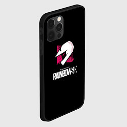 Чехол для iPhone 12 Pro Rainbow six шутер гейм стиль, цвет: 3D-черный — фото 2