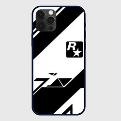 Чехол для iPhone 12 Pro Rockstar game pattern, цвет: 3D-черный