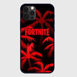 Чехол iPhone 12 Pro Fortnite tropic red