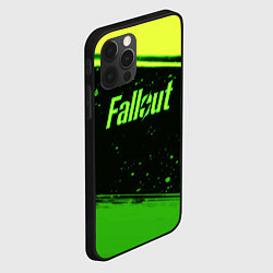 Чехол для iPhone 12 Pro Fallout toxic line, цвет: 3D-черный — фото 2