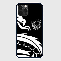 Чехол iPhone 12 Pro Samurai dragon steel japan