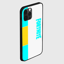 Чехол для iPhone 12 Pro Fortnite geometry color, цвет: 3D-черный — фото 2