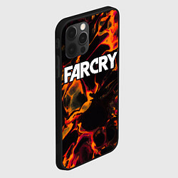 Чехол для iPhone 12 Pro Far Cry red bloody lava, цвет: 3D-черный — фото 2