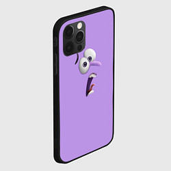 Чехол для iPhone 12 Pro Эмоция страха - лицо крупное, цвет: 3D-черный — фото 2