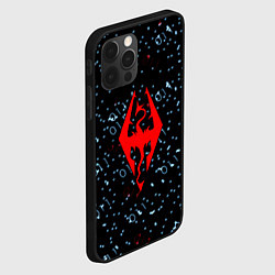 Чехол для iPhone 12 Pro The Elder Scrolls Online, цвет: 3D-черный — фото 2