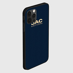 Чехол для iPhone 12 Pro Jac motors тёмный синий, цвет: 3D-черный — фото 2