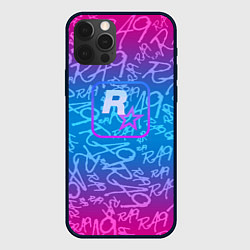 Чехол iPhone 12 Pro Rock star neon