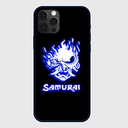 Чехол для iPhone 12 Pro Samurai logo ghost, цвет: 3D-черный