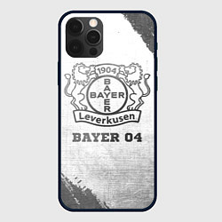 Чехол для iPhone 12 Pro Bayer 04 - white gradient, цвет: 3D-черный