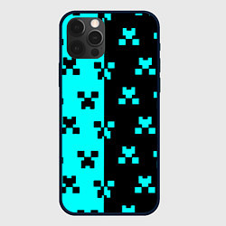 Чехол iPhone 12 Pro Minecraft pattern game