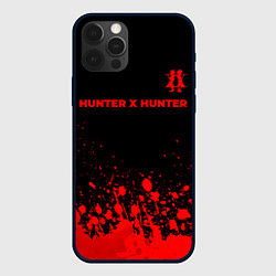 Чехол для iPhone 12 Pro Hunter x Hunter - red gradient посередине, цвет: 3D-черный