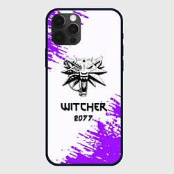 Чехол iPhone 12 Pro The Witcher 2077 неоновые краски