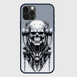 Чехол iPhone 12 Pro Cool cyber skull - ai art fantasy