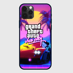 Чехол iPhone 12 Pro Vice city retro wave Lambo