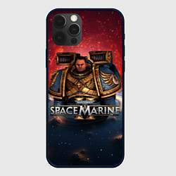 Чехол iPhone 12 Pro Warhammer 40000 space marine 2 Captain Titus