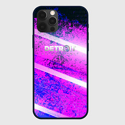 Чехол iPhone 12 Pro Detroit become human neon