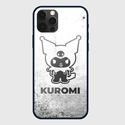 Чехол iPhone 12 Pro Kuromi - white gradient