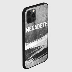 Чехол для iPhone 12 Pro Megadeth - grey gradient посередине, цвет: 3D-черный — фото 2