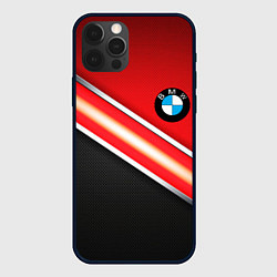 Чехол iPhone 12 Pro BMW geometry steel