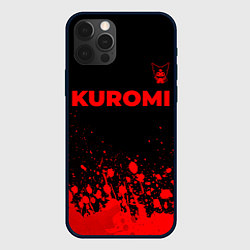 Чехол iPhone 12 Pro Kuromi - red gradient посередине