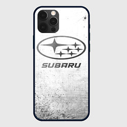 Чехол iPhone 12 Pro Subaru - white gradient