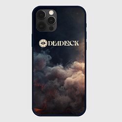 Чехол для iPhone 12 Pro Deadlock лого и туман, цвет: 3D-черный