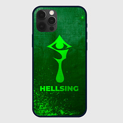 Чехол iPhone 12 Pro Hellsing - green gradient