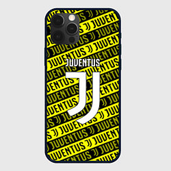 Чехол для iPhone 12 Pro Juventus pattern fc, цвет: 3D-черный