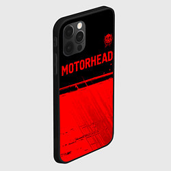 Чехол для iPhone 12 Pro Motorhead - red gradient посередине, цвет: 3D-черный — фото 2