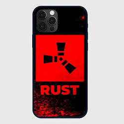 Чехол iPhone 12 Pro Rust - red gradient