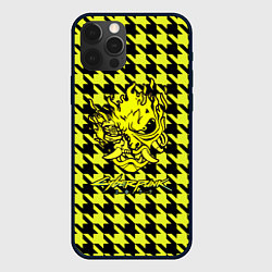 Чехол iPhone 12 Pro Cyberpunk 2077 pattern