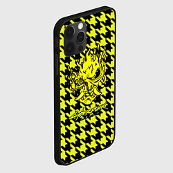 Чехол для iPhone 12 Pro Cyberpunk 2077 pattern, цвет: 3D-черный — фото 2