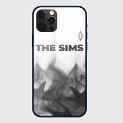 Чехол iPhone 12 Pro The Sims - white gradient посередине