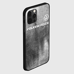 Чехол для iPhone 12 Pro Volkswagen - grey gradient посередине, цвет: 3D-черный — фото 2