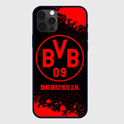 Чехол iPhone 12 Pro Borussia - red gradient