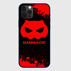 Чехол для iPhone 12 Pro DanMachi - red gradient, цвет: 3D-черный