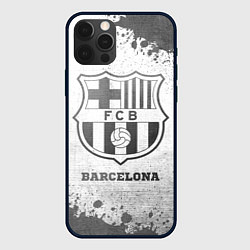 Чехол iPhone 12 Pro Barcelona - white gradient