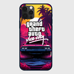 Чехол iPhone 12 Pro Grand Theft Auto VI - автомобиль на закате