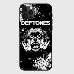 Чехол для iPhone 12 Pro Deftones рок пес, цвет: 3D-черный