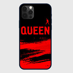 Чехол iPhone 12 Pro Queen - red gradient посередине