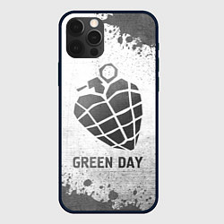 Чехол iPhone 12 Pro Green Day - white gradient